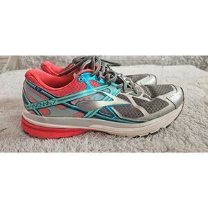 Brooks Ravenna 7 Athletic Running Shoes‎ Pink Teal Blue Gray Womens Sz 9.5 EU 41
